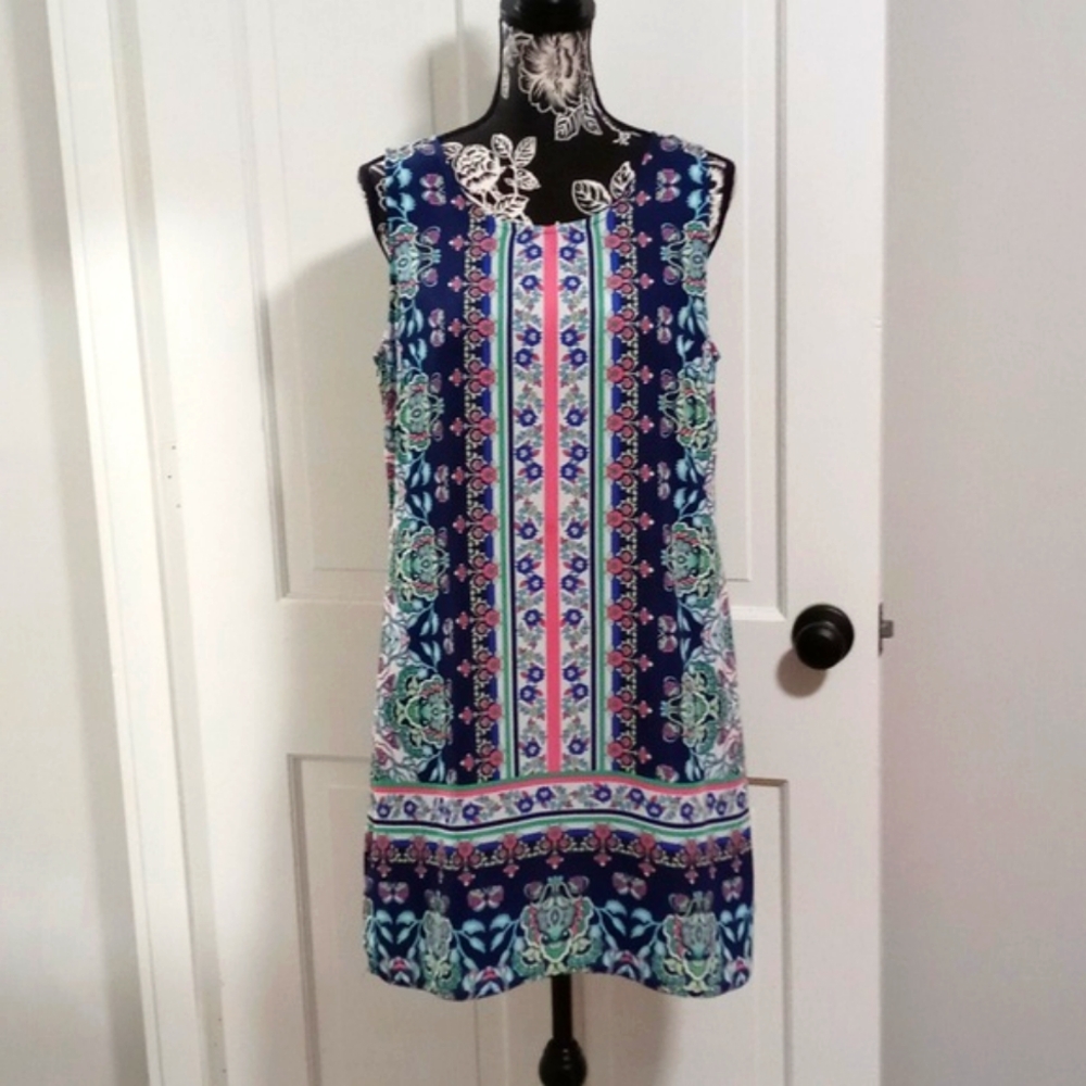 💙Artisan NY💙 - Multicolor Floral Print Sheath Dress
